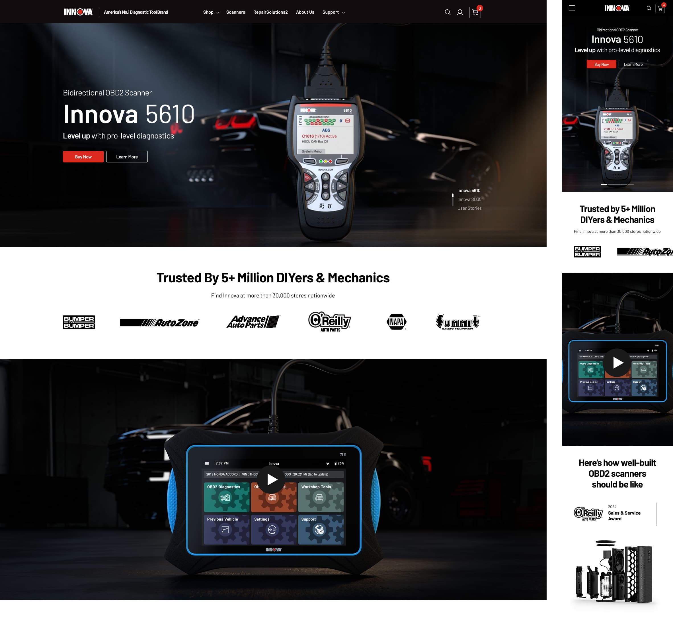 New homepage